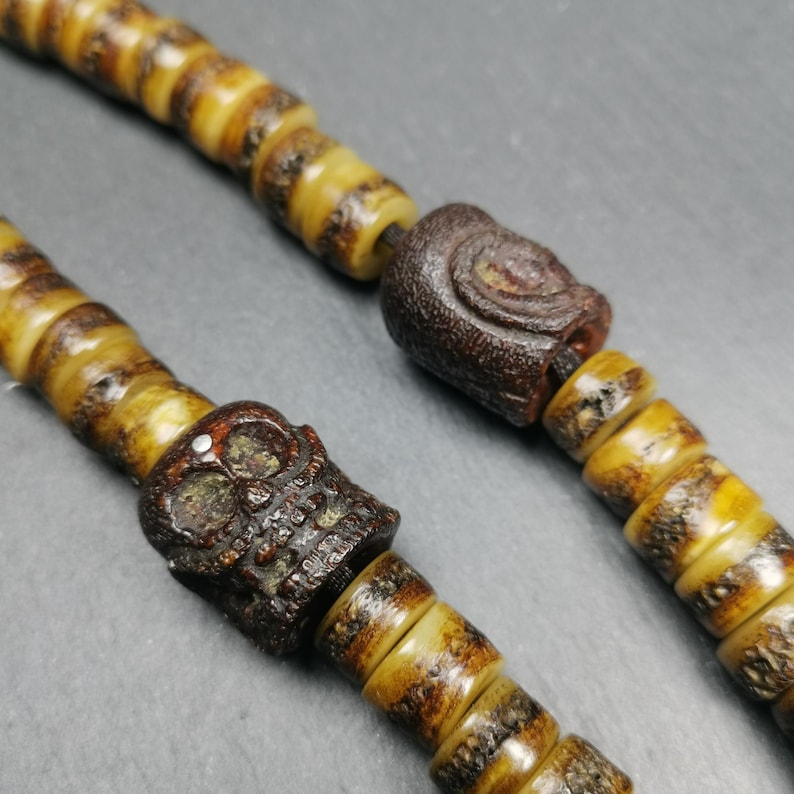 Kapala Bone Skull Bead