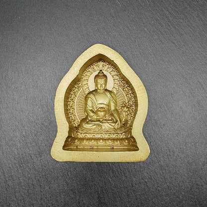 Bhaisajyaguru,Medicine Buddha - 4cm - Tibetan tsa tsa mold, view 4