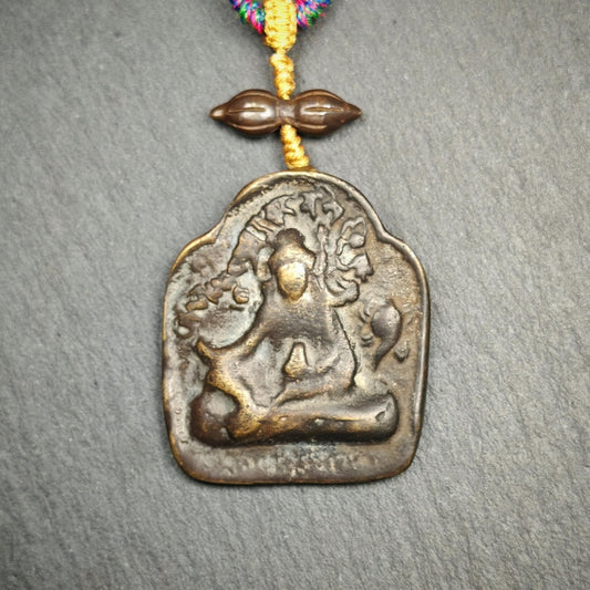 Buddha Statue Amulet Guru Rinpoche,Padmasambhava Pendant,Lotus Born