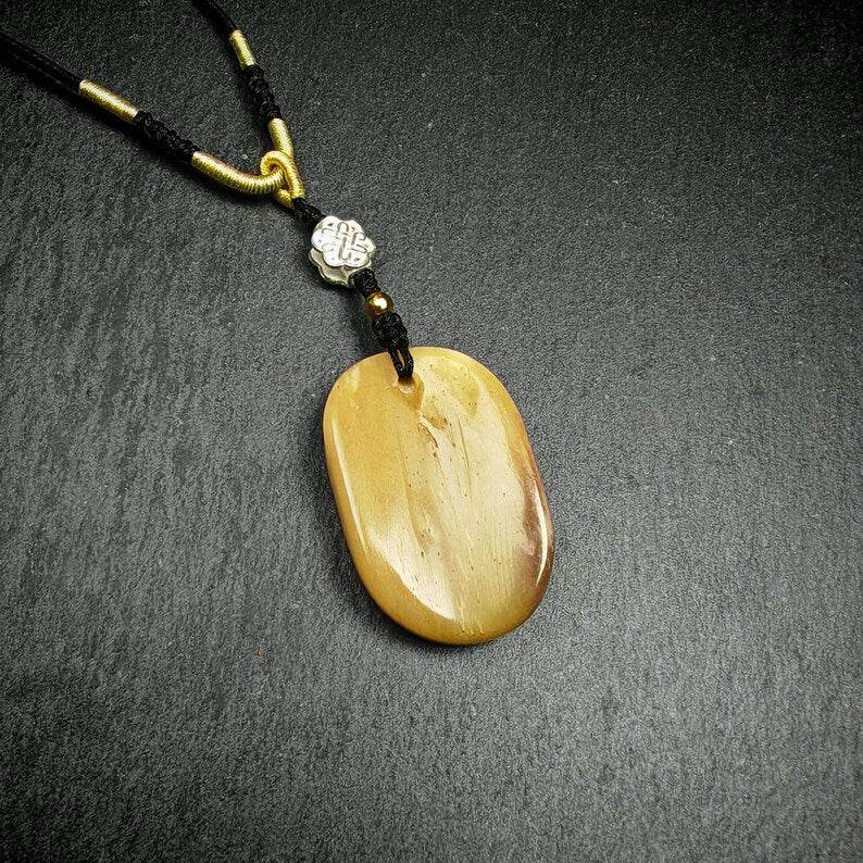 Buddhist Amulet,Chenrezig Badge,Spiritual Necklace - Tibetan Buddhist bead necklace, view 5