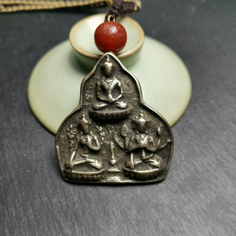 Statue Pendant,Protective Amulet - Tibetan Buddhist amulet, view 6
