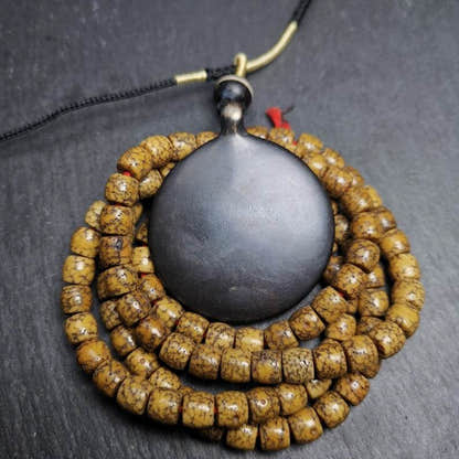 Calendar Amulet Sipaho Badge - Melong Mirror,43mm - Tibetan Buddhist amulet, view 4