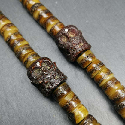 Kapala Bone Skull Bead