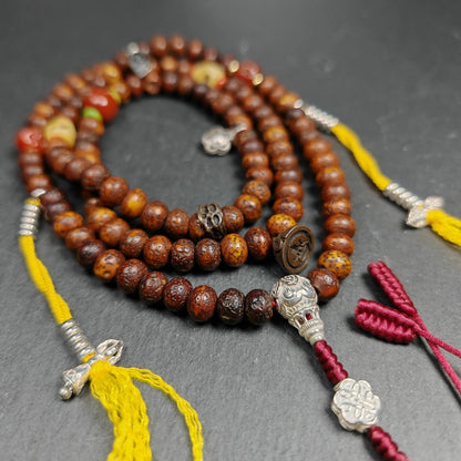 Mala Necklace, 8mm 108 Prayer Beads