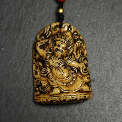 Statue Pendant, Vajrapani Amulet Badge