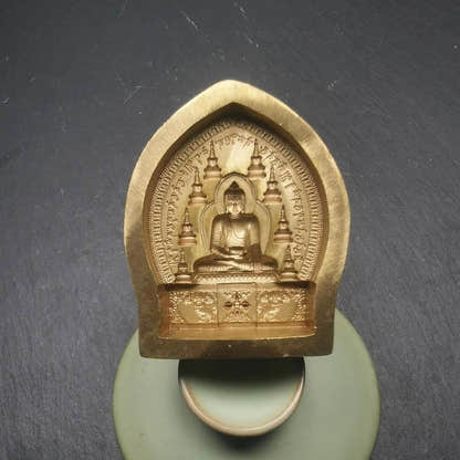 Shakyamuni Tsa Tsa Mold-5cm - Tibetan tsa tsa mold, detailed view