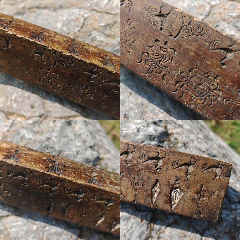 Zanpar Wooden Mold Stick - Tibetan Buddhist art, view 8