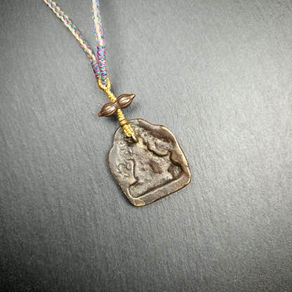 Buddha Statue Amulet Guru Rinpoche,Padmasambhava Pendant,Lotus Born - Tibetan Buddhist amulet, view 4