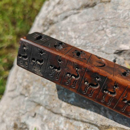 Zanpar Wooden Mold Stick - Tibetan Buddhist art, view 5