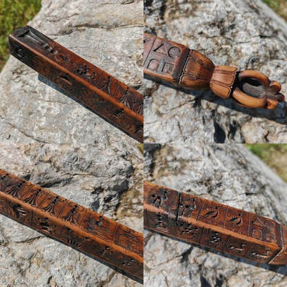 Zanpar Wooden Mold Stick - Tibetan Buddhist art, view 6