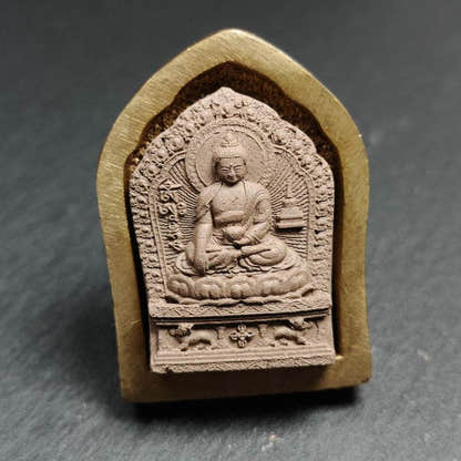 Shakyamuni Tsa Tsa Mold,5cm Height - Tibetan tsa tsa mold, detailed view
