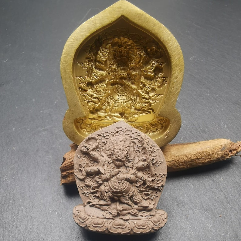 Mahakala Tsa Tsa Mold,4.5cm Height