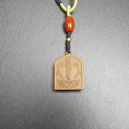 Statue Pendant,Vajrapani Amulet Badge - Tibetan Buddhist amulet, view 5