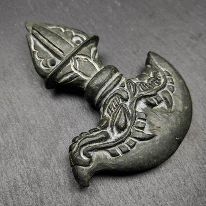 Kartika Knife of the Dakinis - Tibetan Buddhist art, close-up detail