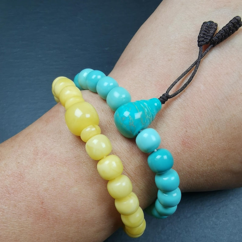 TIBETAN BRACELET - Beaded Wrist Mala Bracelet