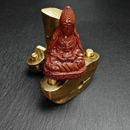 Guru Dewa Chenpo Tsa Tsa Mold,4cm Height - Tibetan tsa tsa mold, view 4
