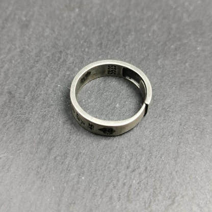 Silver Ring - Tibetan Buddhist art, view 8