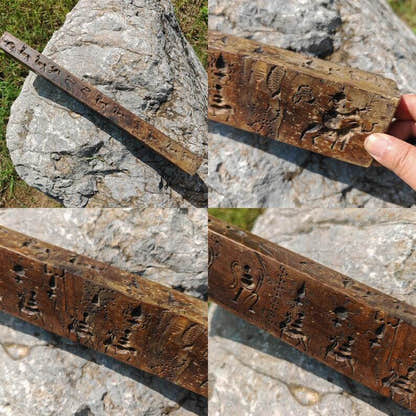 Zanpar Wooden Mold Stick - Tibetan Buddhist art, view 6