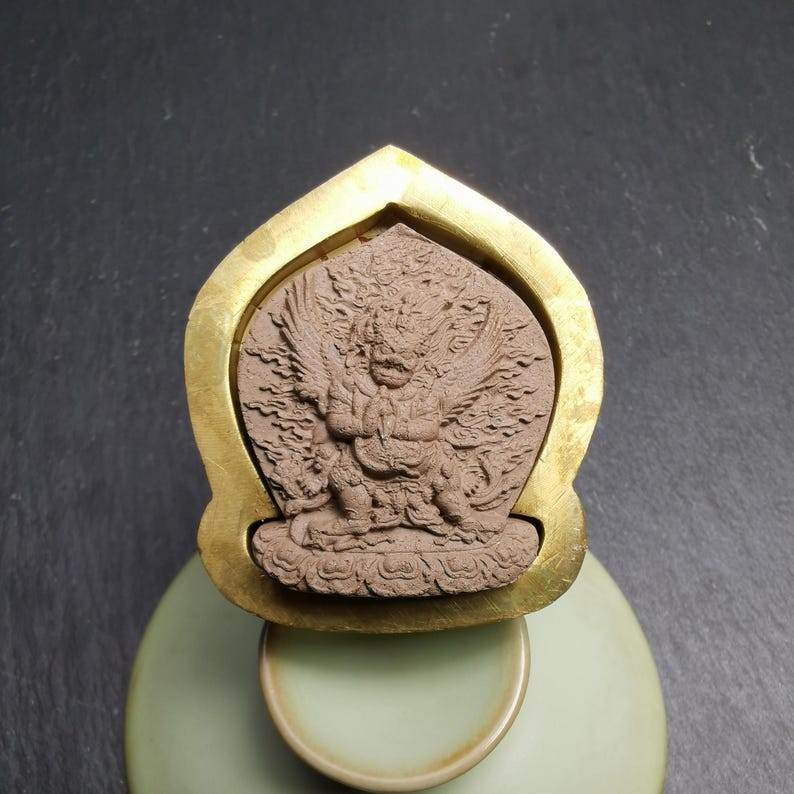Vajrakilaya Tsa Tsa Mold,4.5cm Height - Tibetan tsa tsa mold, view 4