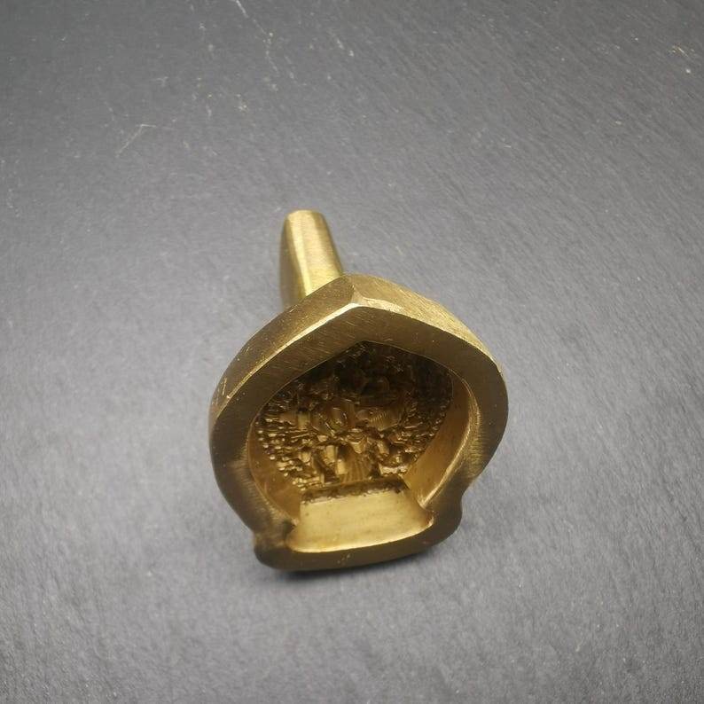 Citipati Tsa Tsa Mold,Shmashana Adhipati Mould,4.5cm Height - Tibetan tsa tsa mold, view 6