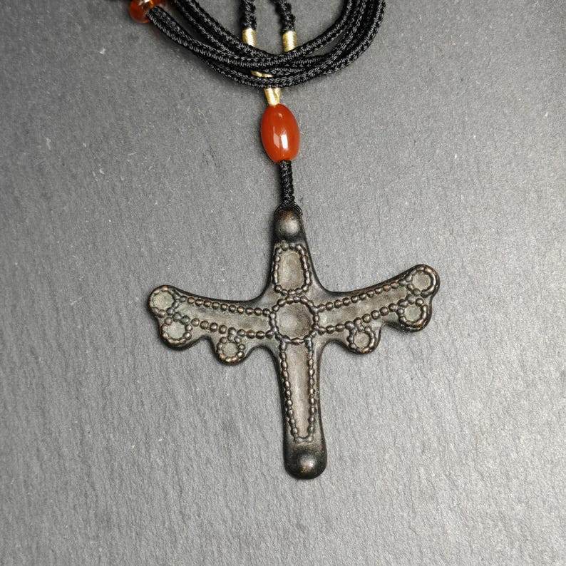 Pendant,Thokcha Protection Charm, 56 - Tibetan Buddhist art, front view