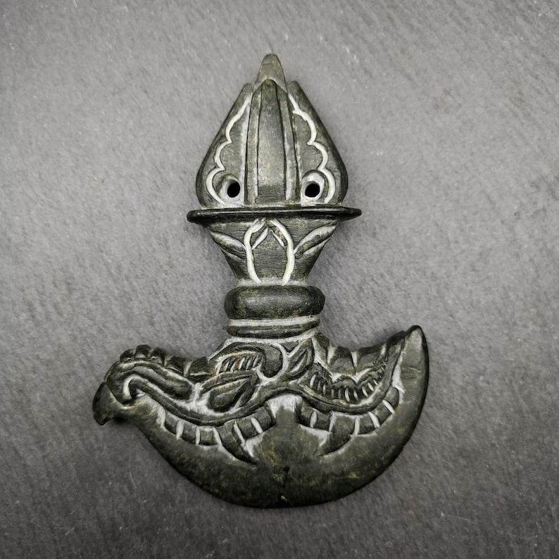 Kartika Knife of the Dakinis - Tibetan Buddhist art, front view