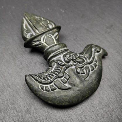 Kartika Knife of the Dakinis - Tibetan Buddhist art, detailed view