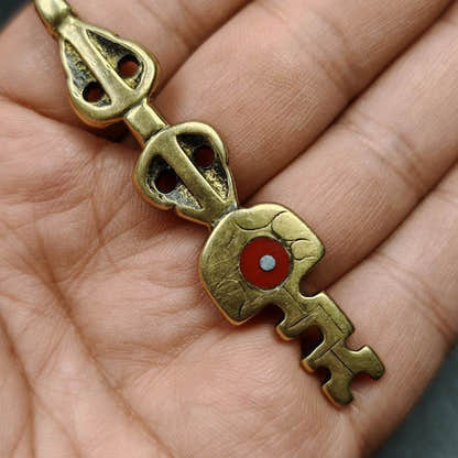 Amulet,The Key of Heart Pendant - Tibetan Buddhist amulet, view 8