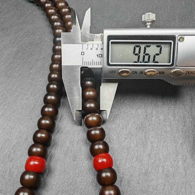 Prayer Beads,9.6mm Bodhi Root Bead Mala