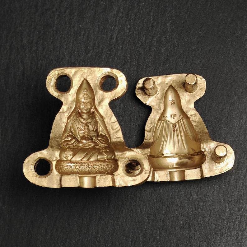 Guru Dewa Chenpo Tsa Tsa Mold,4cm Height - Tibetan tsa tsa mold, view 6