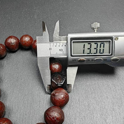 Bodhi Seed Beads Wrist Mala - 14mm - Tibetan Buddhist mala beads, view 7