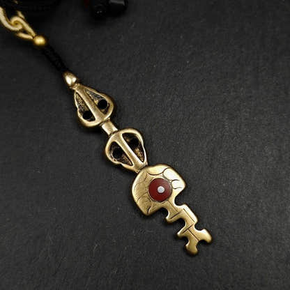 Amulet,The Key of Heart Pendant - Tibetan Buddhist amulet, view 6