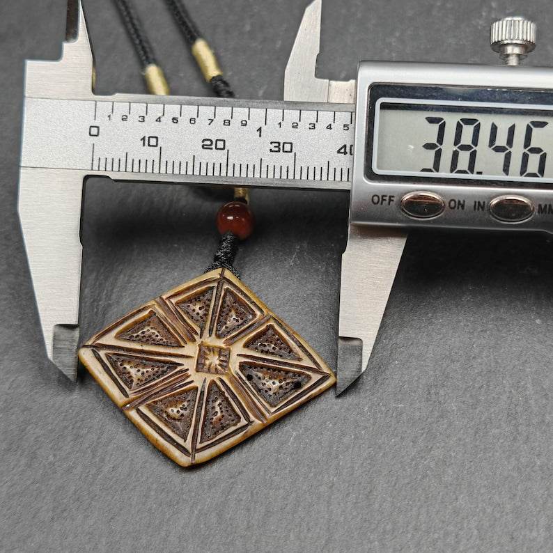Vajra Mandala Kapala Pendant 38mm - Tibetan Buddhist vajra, view 9