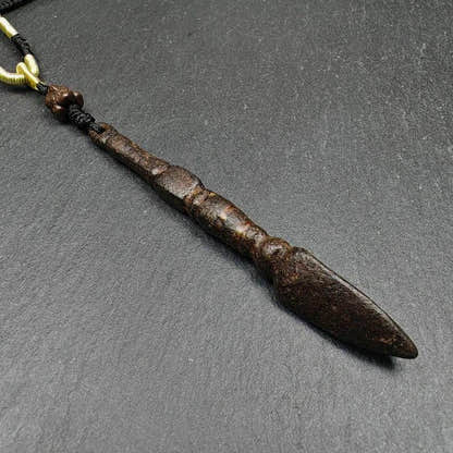 Old Phurba Amulet - Tibetan Ritual Kila Pendant - Tibetan Buddhist amulet, view 7