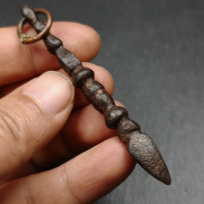 Old Phurba Amulet - Tibetan Ritual Kila Pendant
