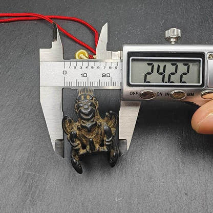 Garuda Amulet, Tibetan Buddhist Pendant,Golden-winged Bird - Tibetan Buddhist amulet, view 8
