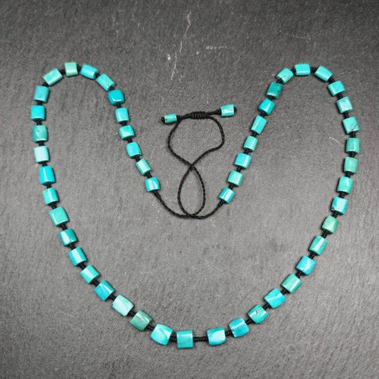 6mm Turquoise Necklace for Woman - Gandhanra-ART
