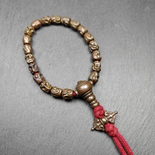 Wrist Mala,10mm Garuda Bird,Thokcha - Gandhanra-ART