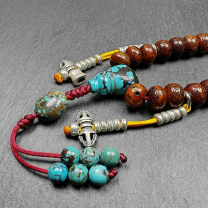 10mm Old Lotus Seed Wrist Mala
