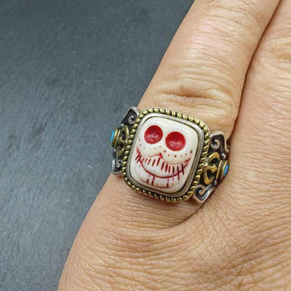Silver Ring - Tibetan Buddhist art, view 5