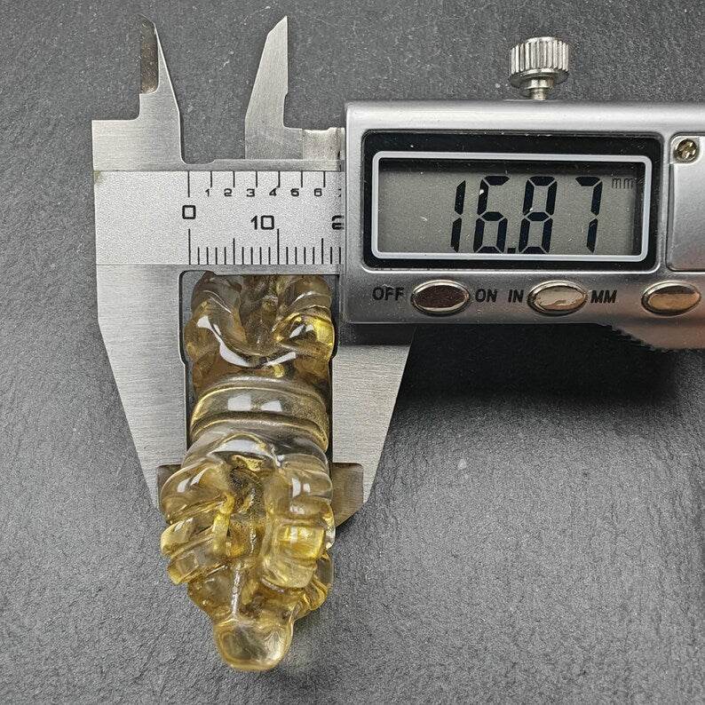 Crystal Dorje Vajra / Phurba Amulet Tibetan Dharma Ritual Implement - Tibetan Buddhist amulet, view 9