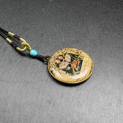 Double Sided Citipati Skull Pendant - Gandhanra-ART