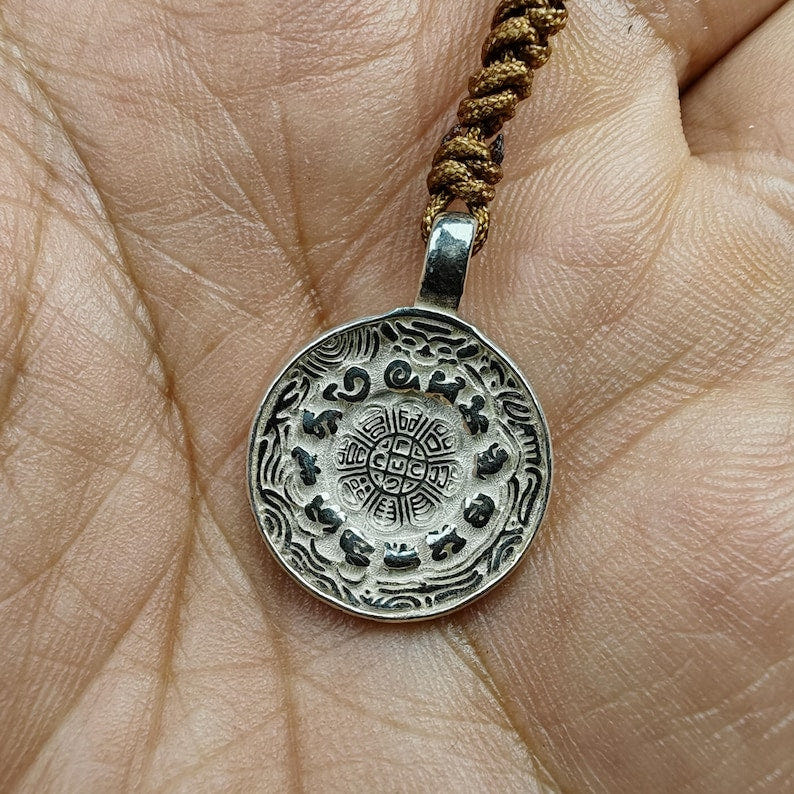 Calendar Badge,Melong Mirror, SIPAHO Amulet - Tibetan Buddhist amulet, view 7