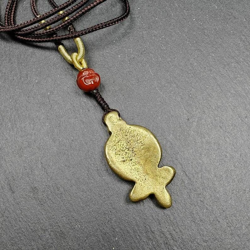 Tibetan Buddhism Amulet - Vajra Pendant with OM Symbol - Tibetan Buddhist amulet, view 4