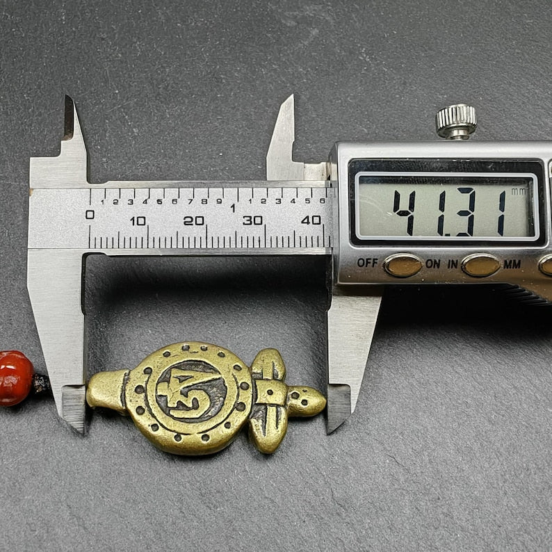 Tibetan Buddhism Amulet - Vajra Pendant with OM Symbol