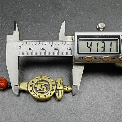 Tibetan Buddhism Amulet - Vajra Pendant with OM Symbol