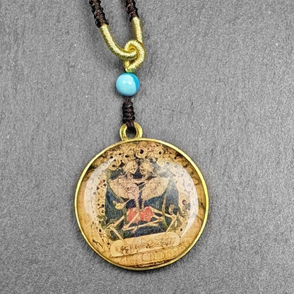Double Sided Citipati Skull Pendant - Gandhanra-ART