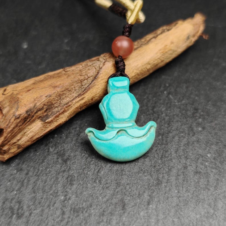 Old Turquoise Kartika Amulet, Knife of the Dakinis,25 - Tibetan Buddhist amulet, view 5