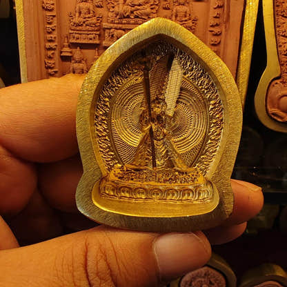 White Parasol - Sitatapatra Tsa Tsa Mold - Tibetan tsa tsa mold, detailed view