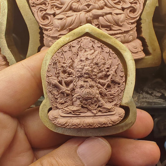 The 3-faced Hayagriva Tsa Tsa Mold | 4.5cm